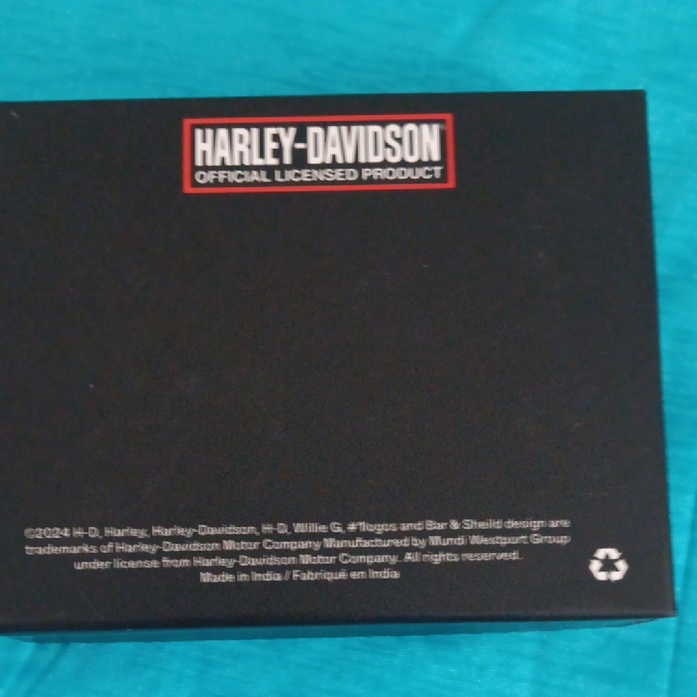 Harley-Davidson Brown Leather Card Holder - Picture 3 of 3